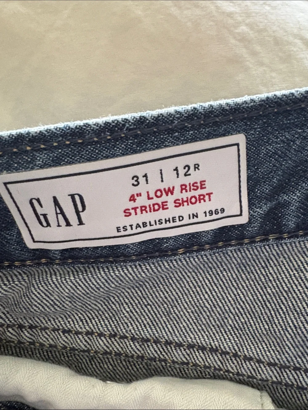 GAP Distressed Blue Denim Cutoff Shorts